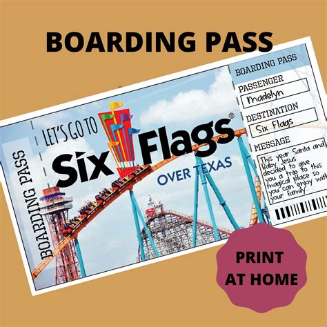Six flags tickets